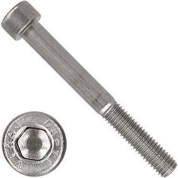 Болт (винт) с внутренним шестигранником и цилиндрической головкой DIN 912 М10х25 нержавеющая сталь А4-80
